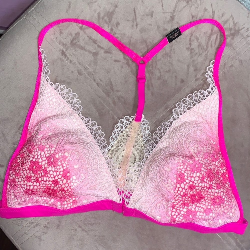 VS pink lace bralette